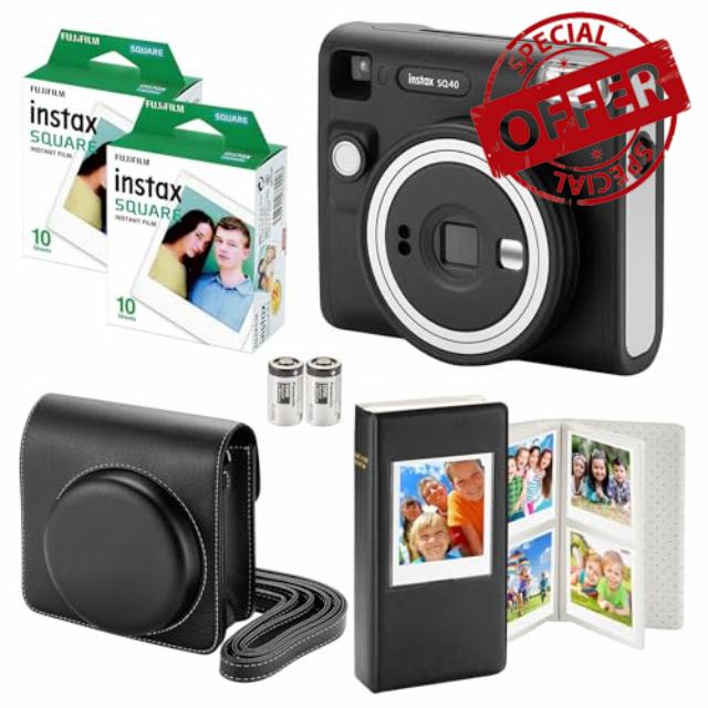 Fujifilm Instax SQ40 Camera with 20 Square Films