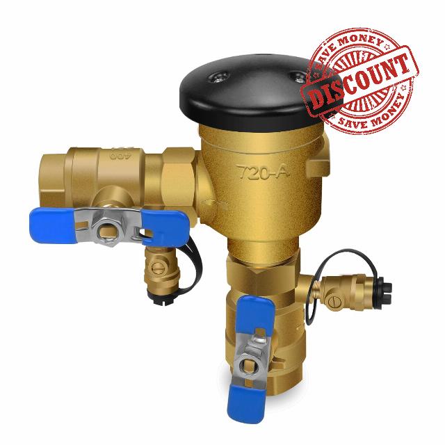 UPGRADED 1" 720A Pressure Vacuum Breaker Assembly