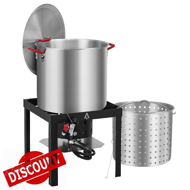 100Qt Aluminum Outdoor Seafood Boil Kit