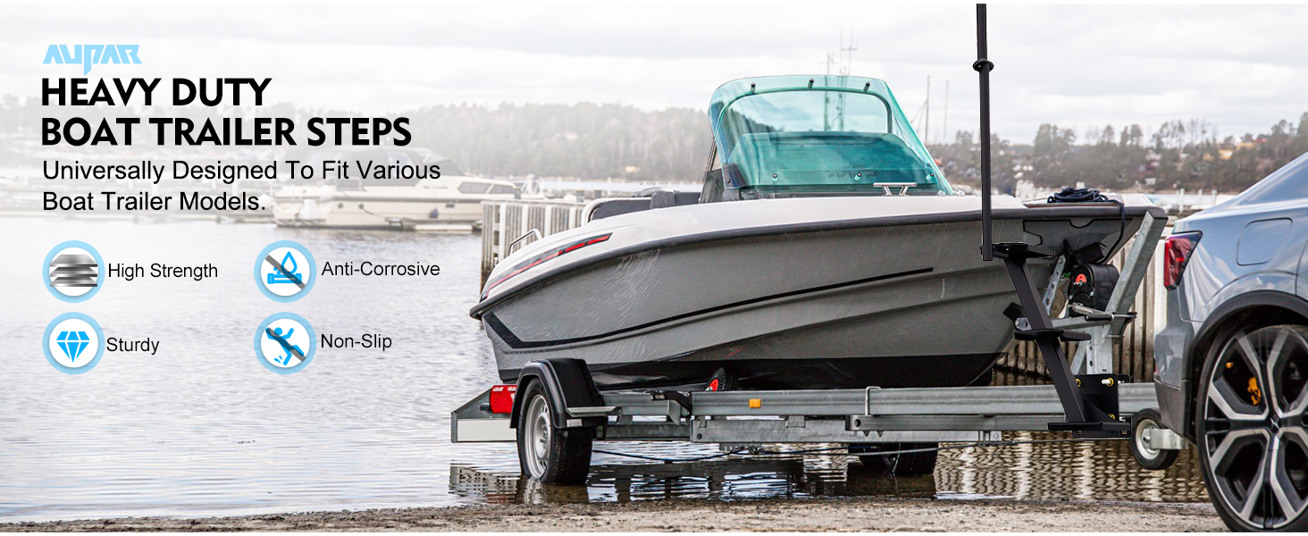 boat trailer steps