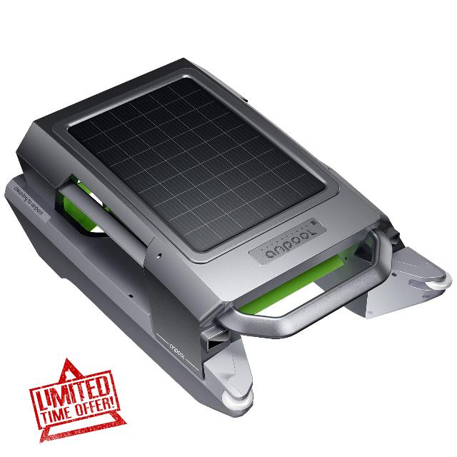 P1 Solar & Electric Robotic Pool Skimmer Cleaner - Dual Charging