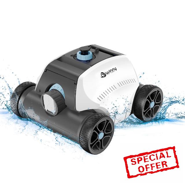 (2025 Upgraded) WINNY POOL CLEANER 300 Pro Cordless Robotic Pool Vacuum