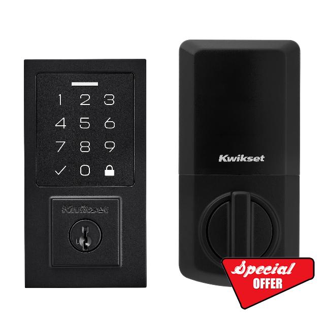 Kwikset SmartCode 270 Keyless Entry Electronic Touchpad Deadbolt Door Lock with Auto-Lock