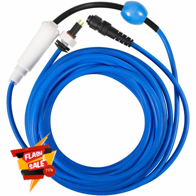 99958907-DIY Blue Cable with Swivel 2-Wire 18M/60FT for Tangle-Free Operation for Dolphin Pool Cleaners Active 20