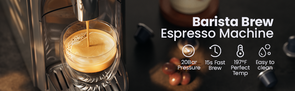 Espresso capsule machine
