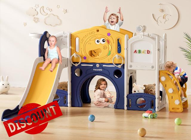 8 in 1 Toddler Slide