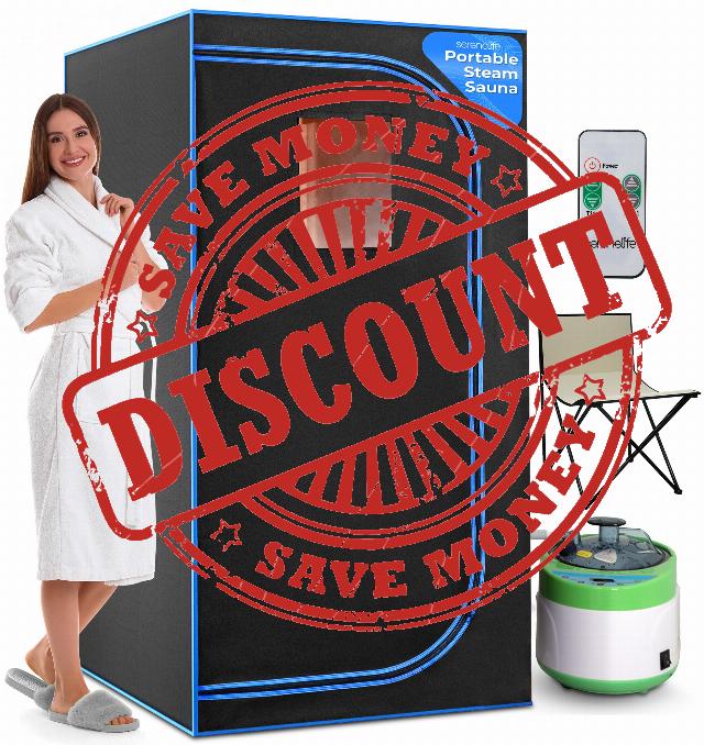 SereneLife Portable Steam Sauna for Home