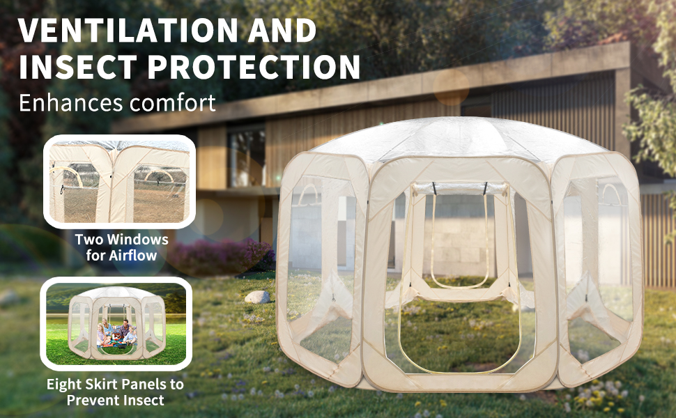 Bubble Tent Dome Outdoor Clear Inflatable Pop Up Backyard Sports Picnic House