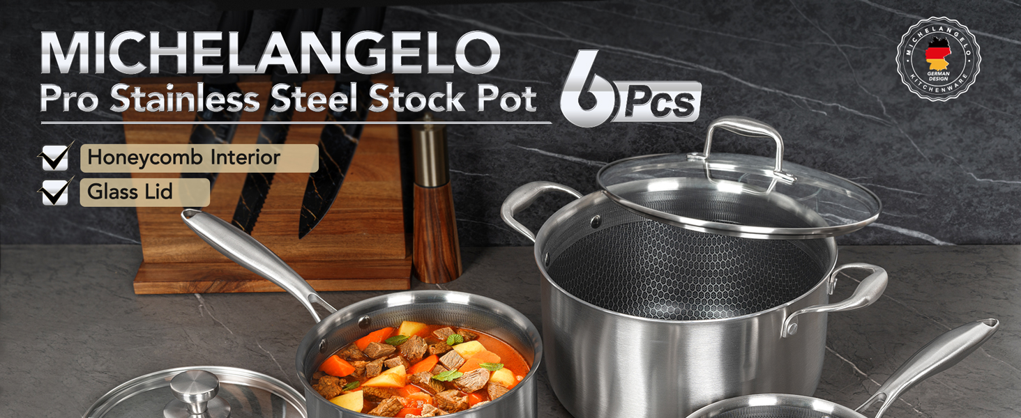 stainless steel cookware set