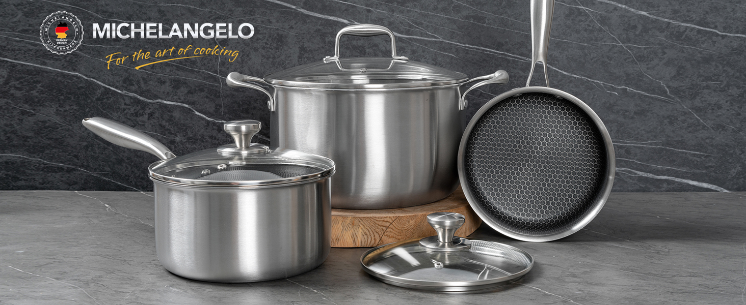 stainless steel cookware set