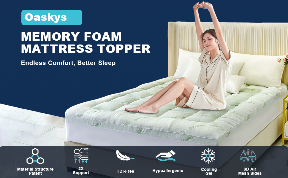 oaskys mattress topper 1
