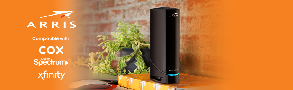G20 Wi-Fi cable modem on desk