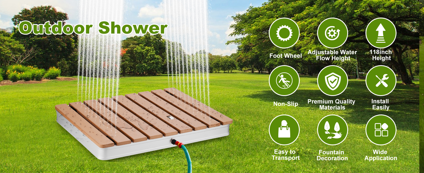 outdoor shower