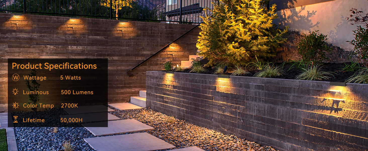 retaining wall lights