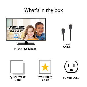 ASUS 31.5” 4K HDR Eye Care Monitor (VP327Q)
