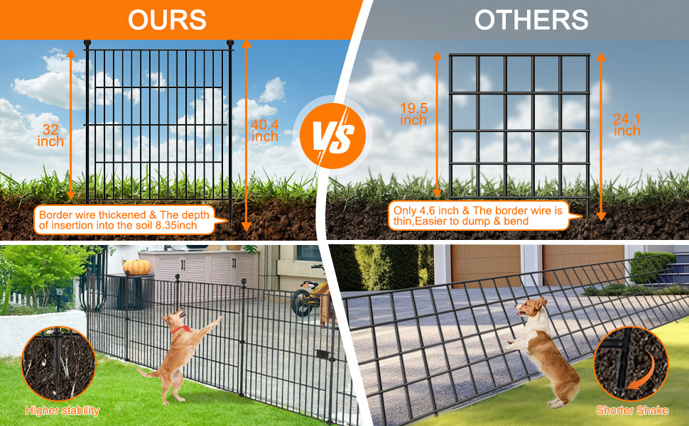 Outdoor Garden Fence with Gate