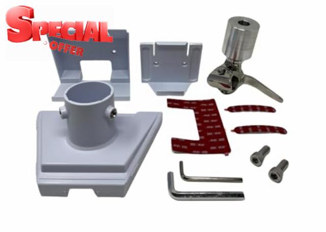 Marine-Grade Adjustable Rail Mount for Starlink GEN 3 Antenna - Flat Dish Base Perfect for Boats