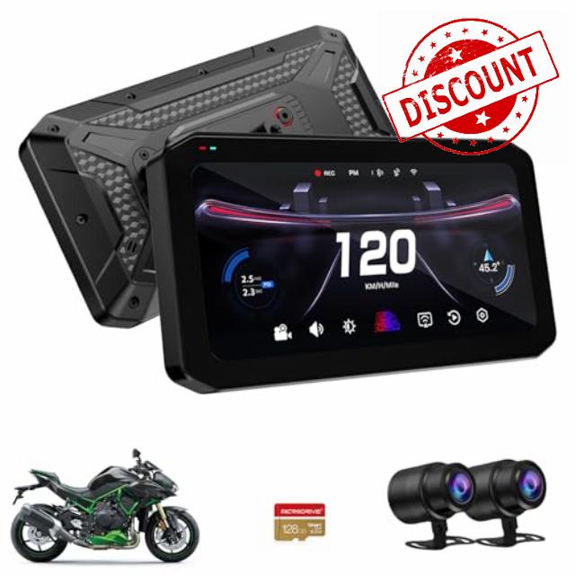T7 PRO Motorcycle Wireless CarPlay Android Auto GPS Navigator