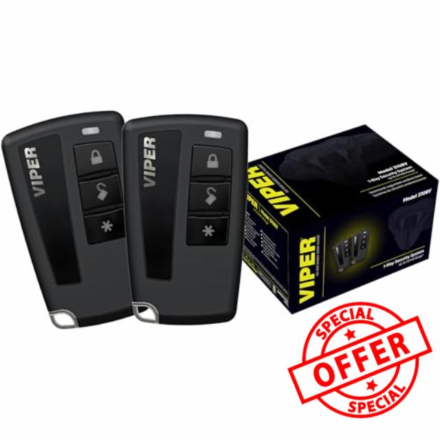 VIPER 3108V 1-Way Security System with Up to 1/4 Mile Range