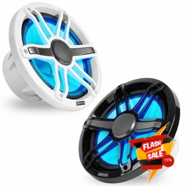 NVX® MVSP8 Premium 8" 2-Way Marine Coaxial Speakers