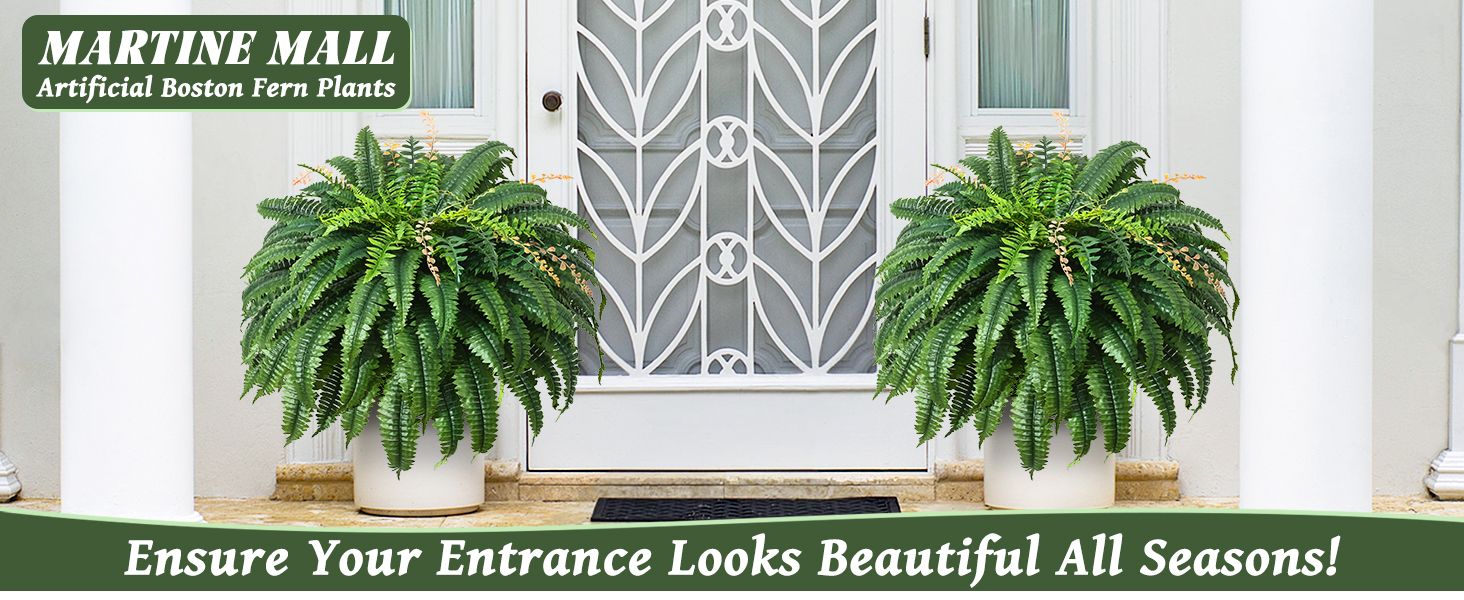 artificial ferns for outdoors