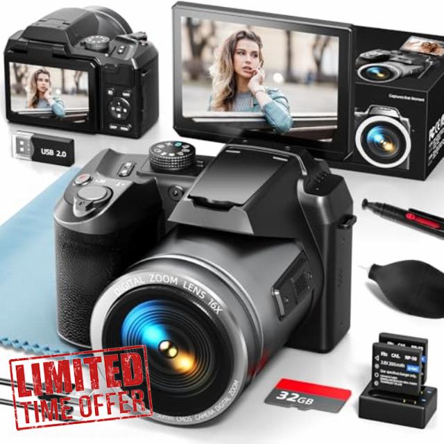 64MP 5K Digital Camera for Photography