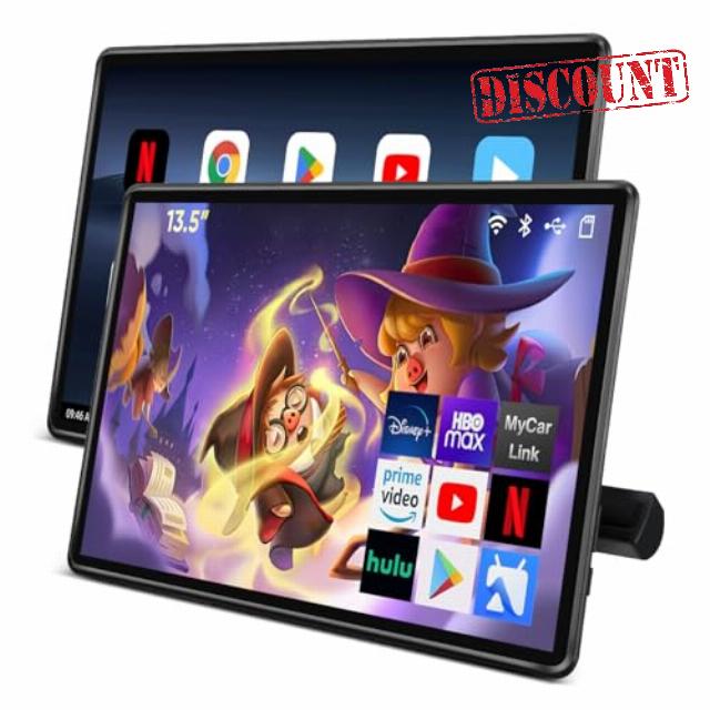 13.5 Inch Android 11 Car Headrest Monitor Screen