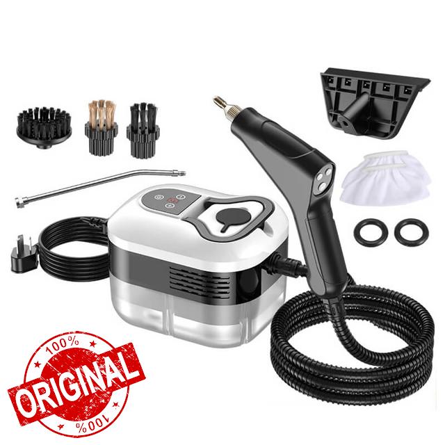 Steam Cleaner for Home & Car Detailing - 2500W Portable All-In-One Pressurized Handheld Steamer for Cleaning