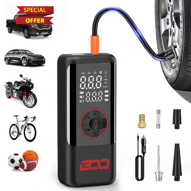 BDO Tire Inflator Portable Air Compressor