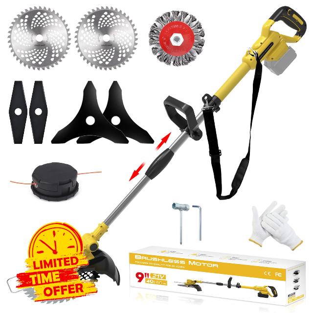 Cordless Weed Wacker for Dewalt 20V MAX Battery