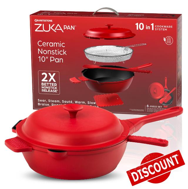 ZUKA Ceramic Pan by Granitestone