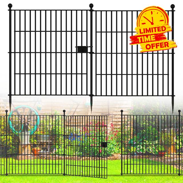 Outdoor Garden Fence with Gate