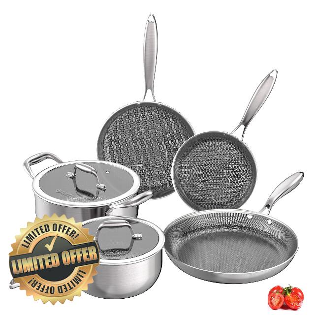COOKER KING 3-Ply Stainless Steel Cookware Set