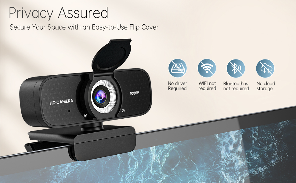 Webcam with a 360° Swivel Mount
