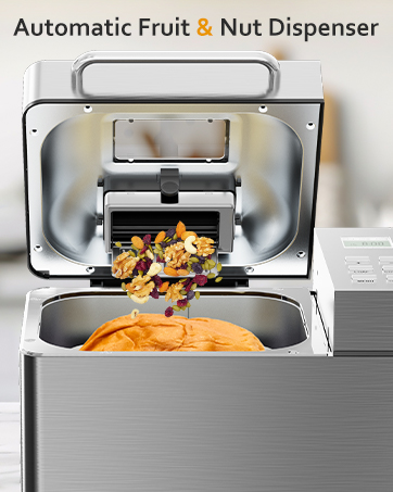 Kitcanis Bread Maker Machine,sourdough and automatic, including gluten-free bread maker machines