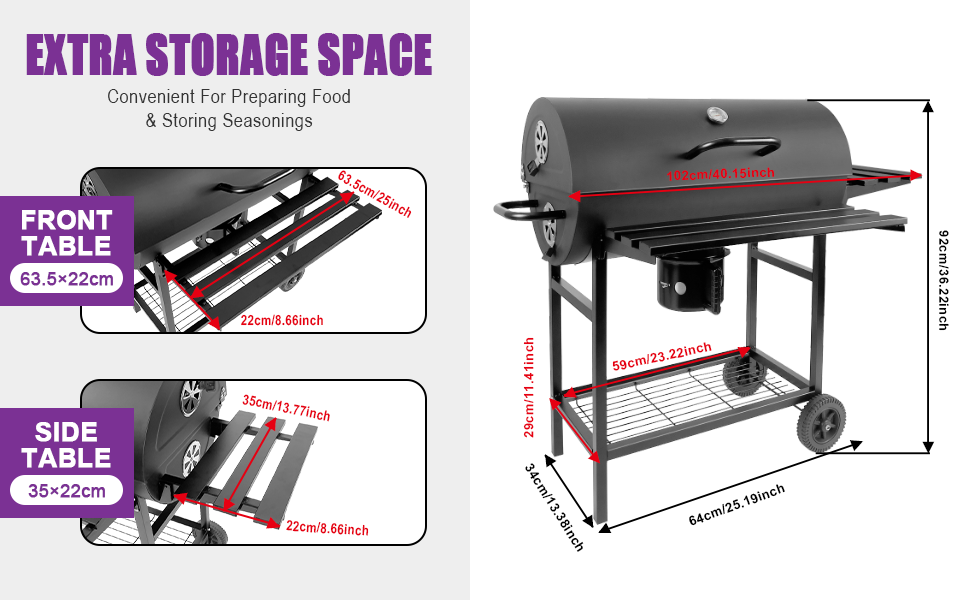 barrel charcoal grills