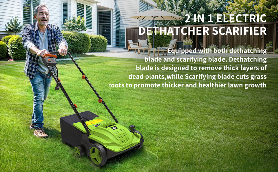 Electric Dethatcher Scarifier