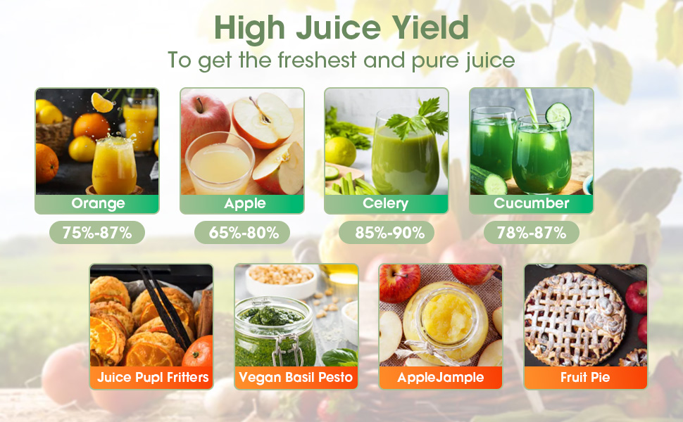 The juice provided by the juicer can enrich daily life