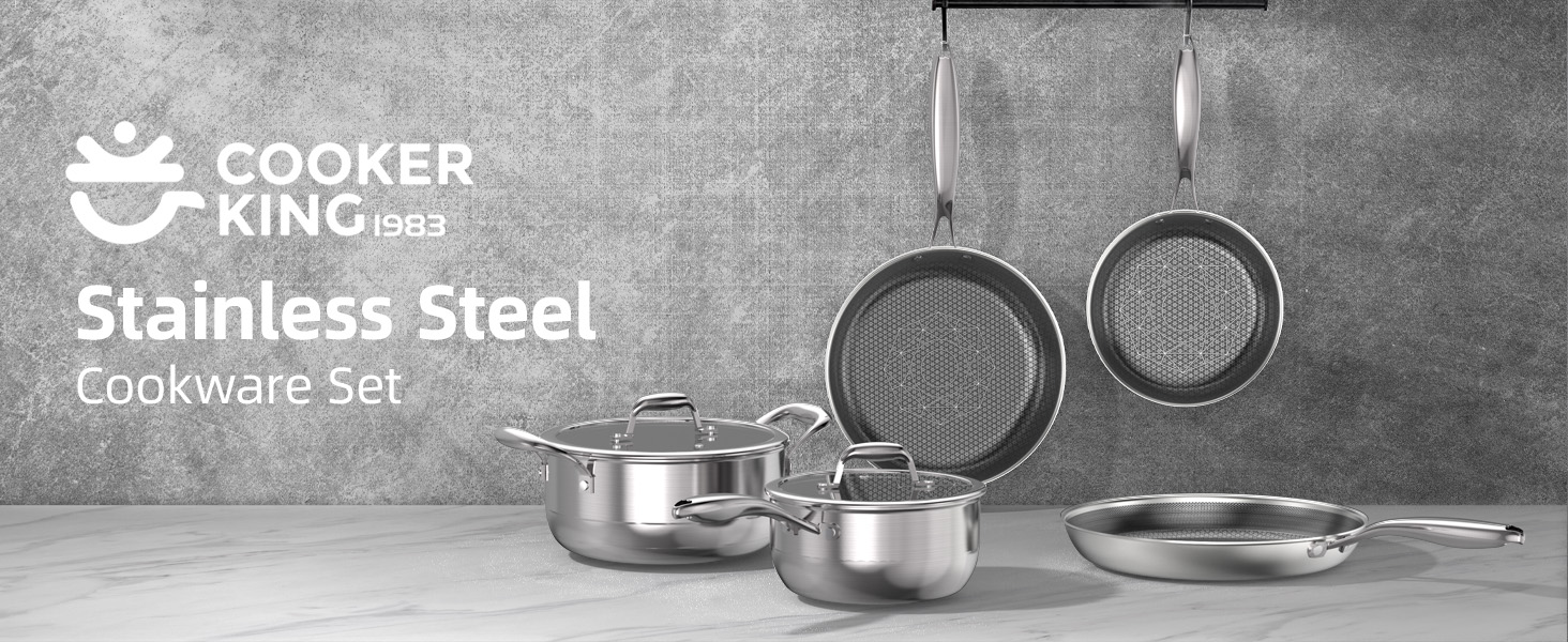stainless steel cookware set