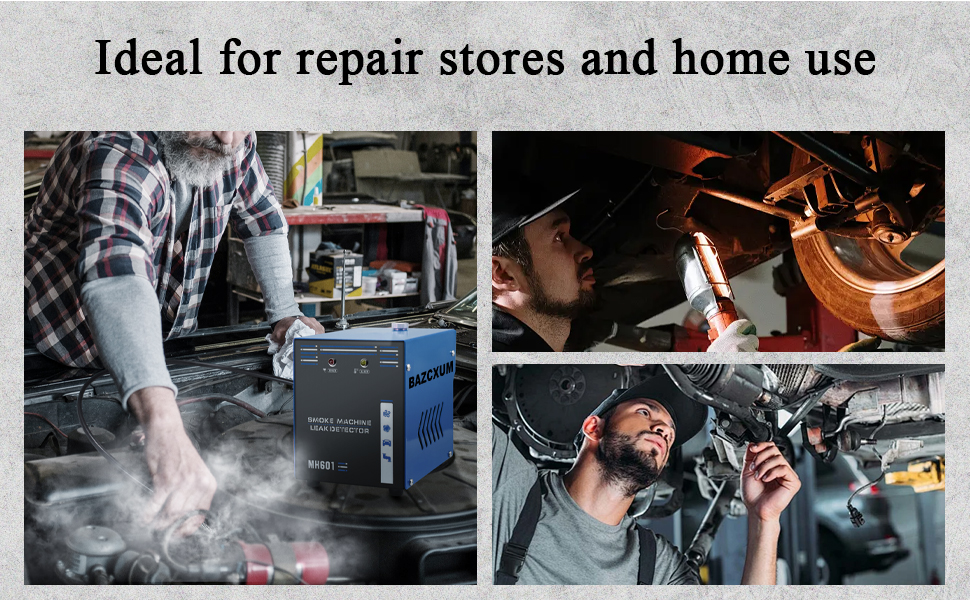 auto evap smoke machine automotive smoke machine car smoke leak tester diagnostic smog detector