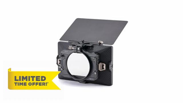 Tilta Mirage Pro Matte Box - 114mm Single Backing Kit | Carbon Fiber | Starter Kit | Clamp On to Cine Lenses | Expandable Design | Lightweight Construction