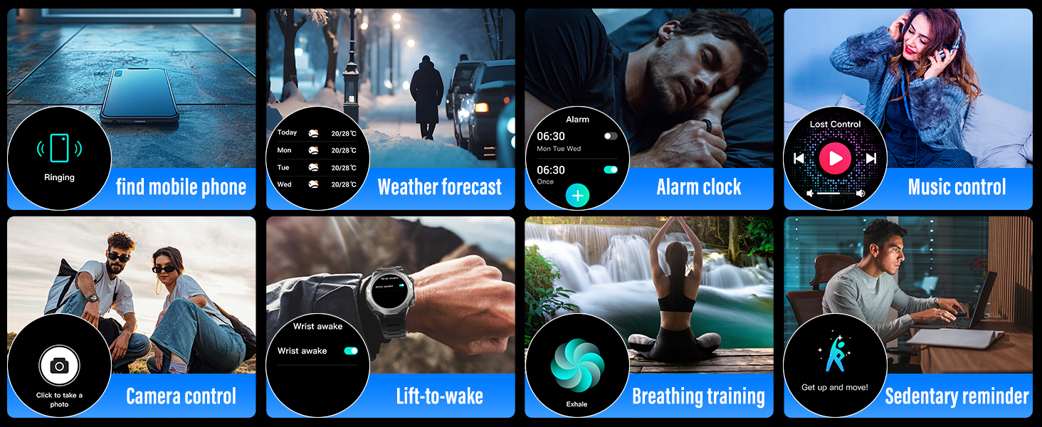 fitness watches for men pedometer watch smartwatch women activity & fitness trackers