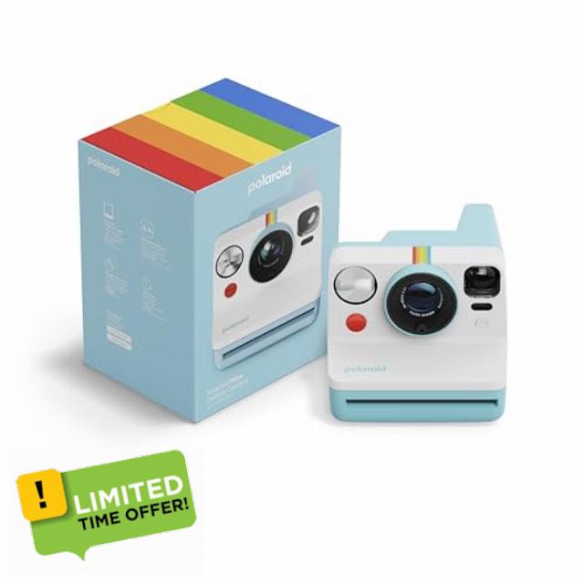 Polaroid Now 3rd Generation I-Type Instant Film Camera - Artic Blue - Camera Only No Film (9157)