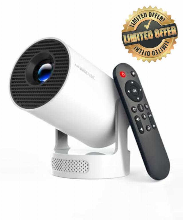 Mini Projector 4K support with WiFi 6 and Bluetooth 5.4