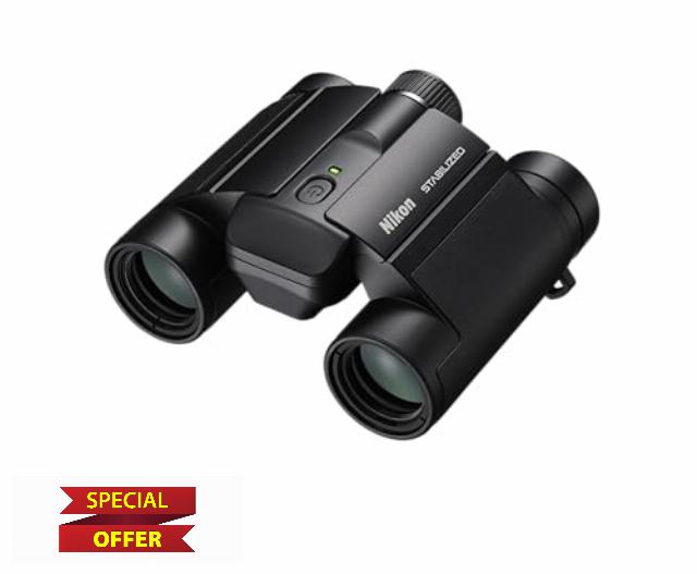 Nikon STABILIZED 10x25mm S Roof Prism Binoculars