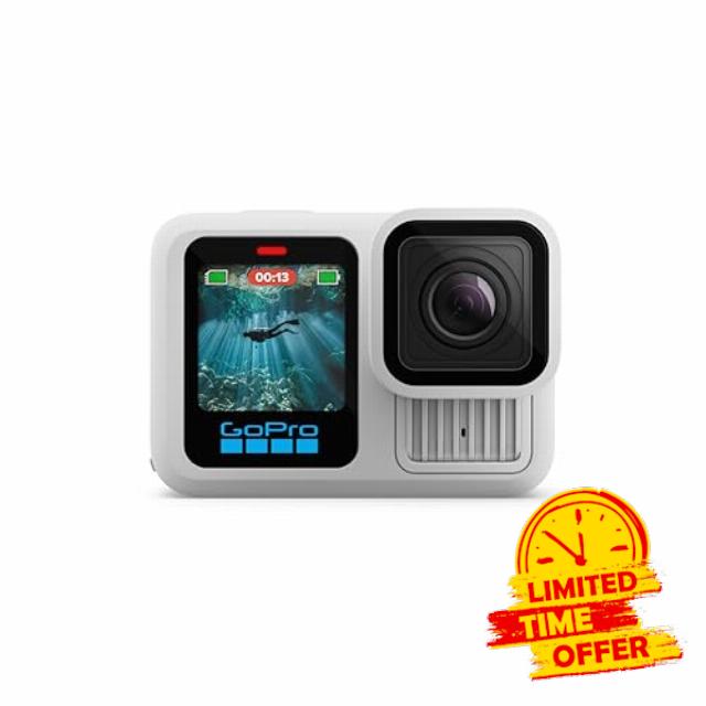 GoPro Limited Edition HERO13 Black in Polar White - Waterproof Action Camera with 5.3K60 Video
