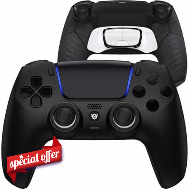 HEXGAMING ULTIMATE Wireless Controller Compatible with ps5-4 Remap Back Buttons