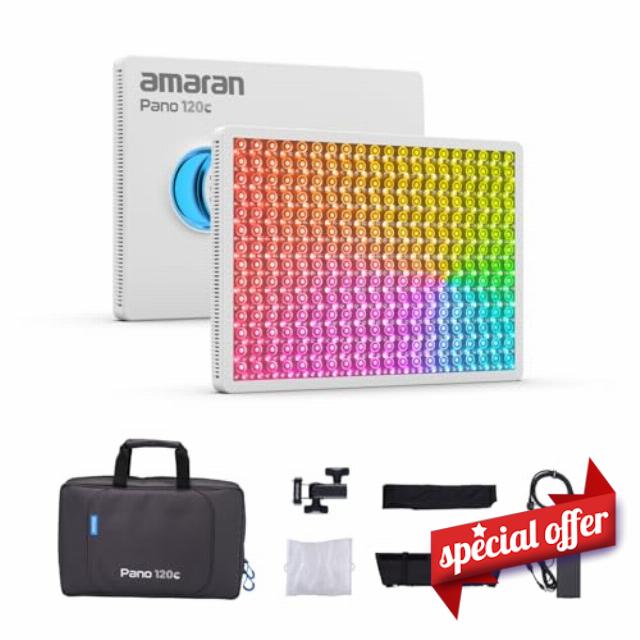 amaran Pano 120c Kit RGB LED Video Light