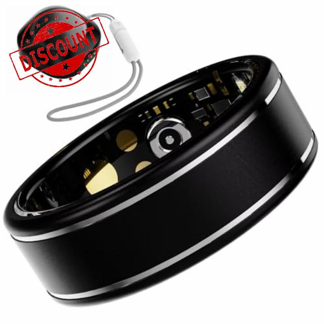 Activity Tracker Ring for Men – Smart Ring with Heart Rate