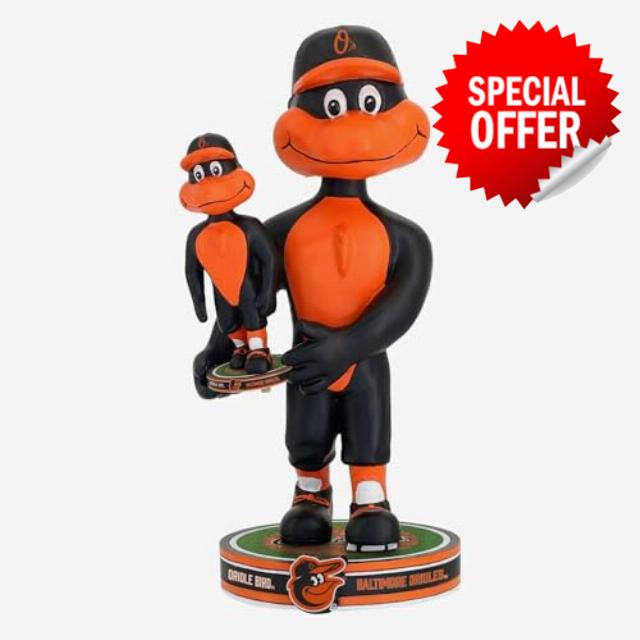 Oriole Bird Baltimore Orioles Bobble Dubblz Bobblehead MLB Baseball